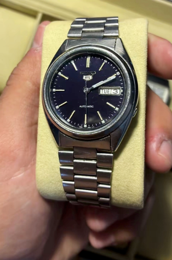 Seiko 5 Automatic esfera azul